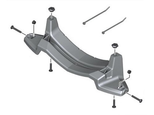 staffa faretti led BMW supporto BMW GS1200 1250 LC DAL 2013 AL 2021 - Foto 4 di 4