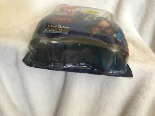 New VTG 2002 Disney Hasbro Treasure Planet Chop Action Cyborg Silver Figure READ - Picture 9 of 11