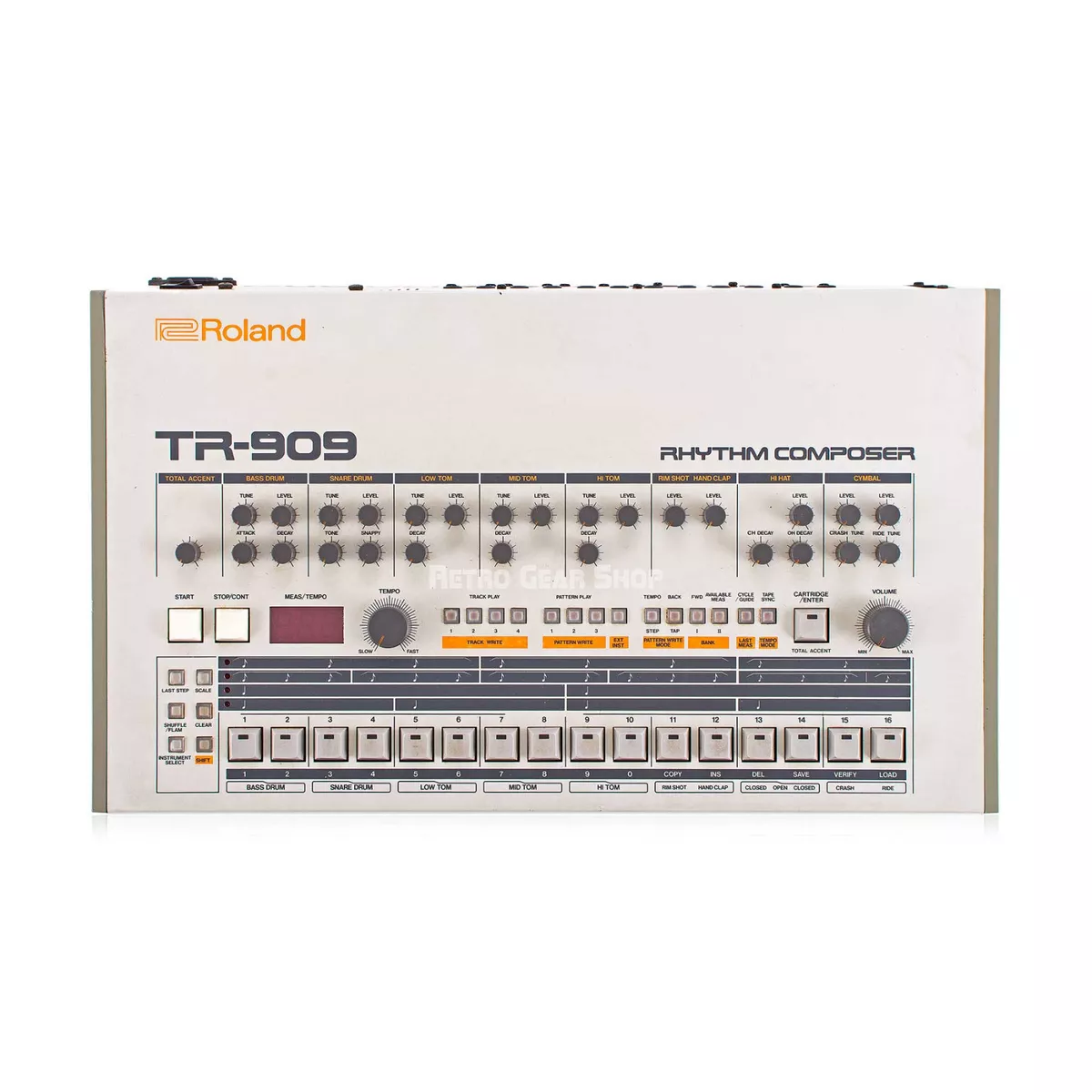 Roland TR 909 Rhythm Composer TR909 Vintage Analog Drum Machine eBay