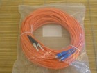 NEW LWL Glasfaser SC-ST Multimode Kabel Duplex 20M 50/125 µm NEU