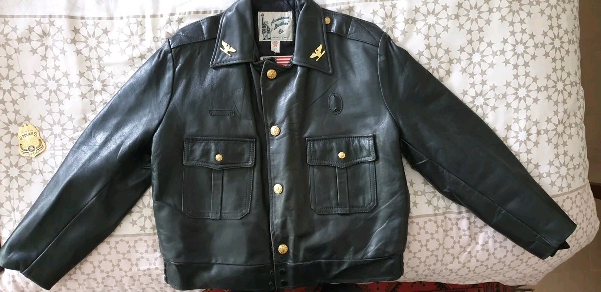 Chicago Police Officer Police Style Motorcycle Jacket Nate's