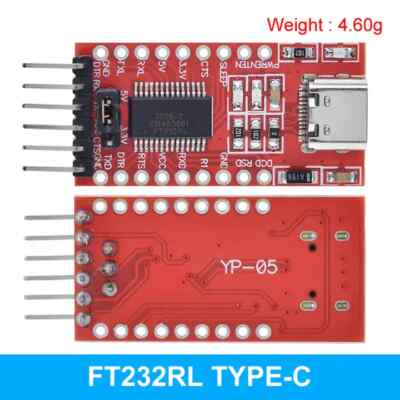 FT232RL 3.3V 5.5V FTDI USB to TTL Serial Adapter Module for Arduino C Type