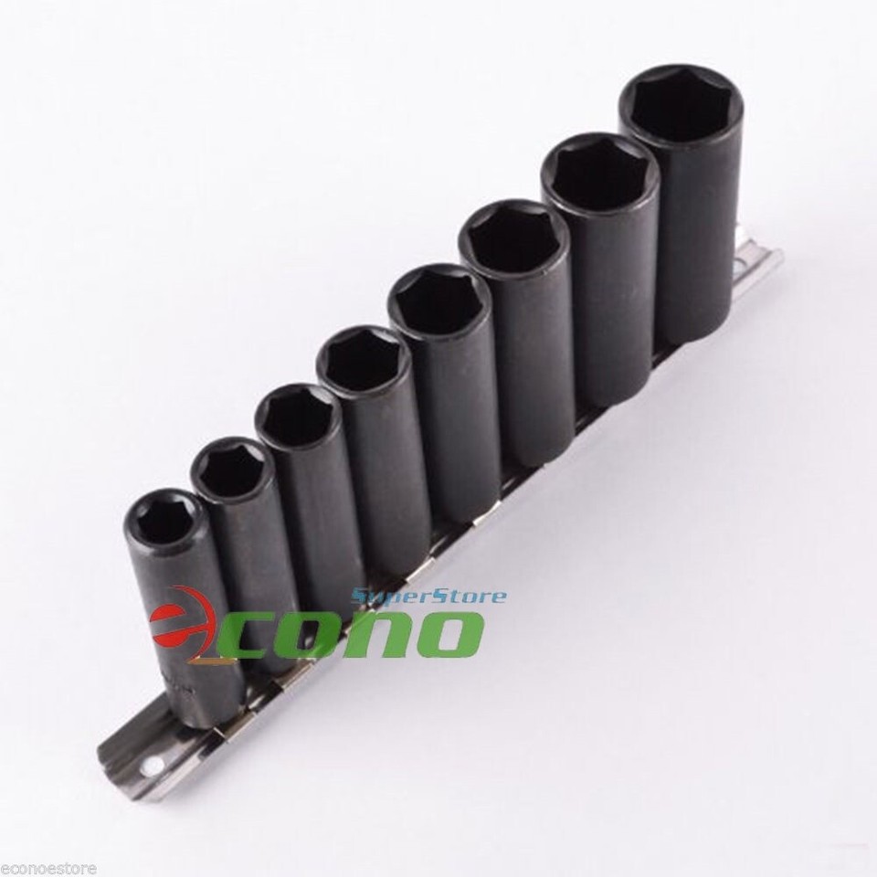 1/2" 29mm-38mm Set Prese A Impatto Profondo Alloy Steel 9pz - Foto 8