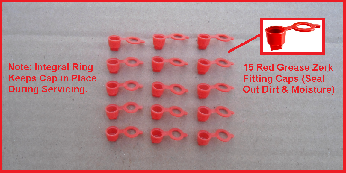15 RED GREASE ZERK CAPS! FITS GM BUICK CADILLAC CHEVY PONTIAC OLDSMOBILE TRUCK eBay
