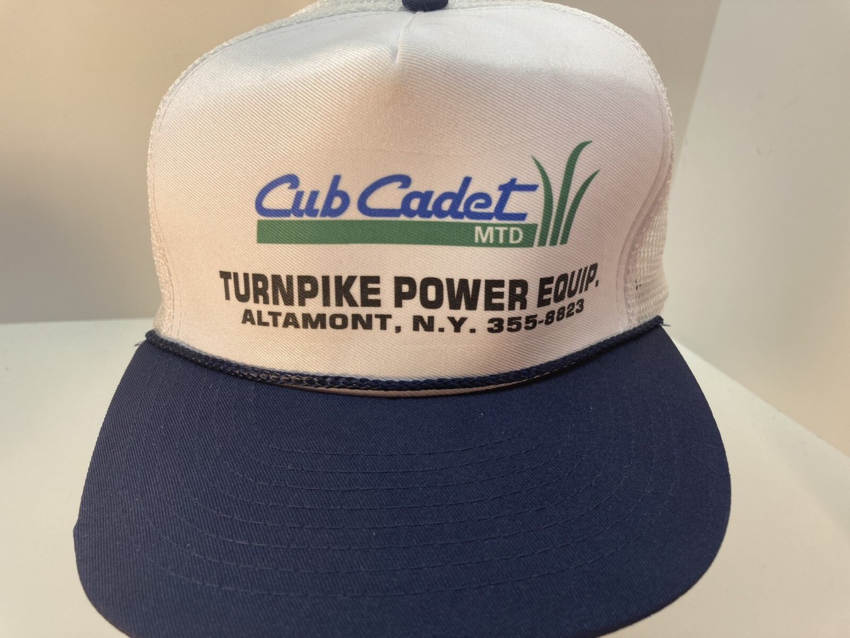 Vintage Cub Cadet Turnpike Equipment Trucker Hat Altamont NY