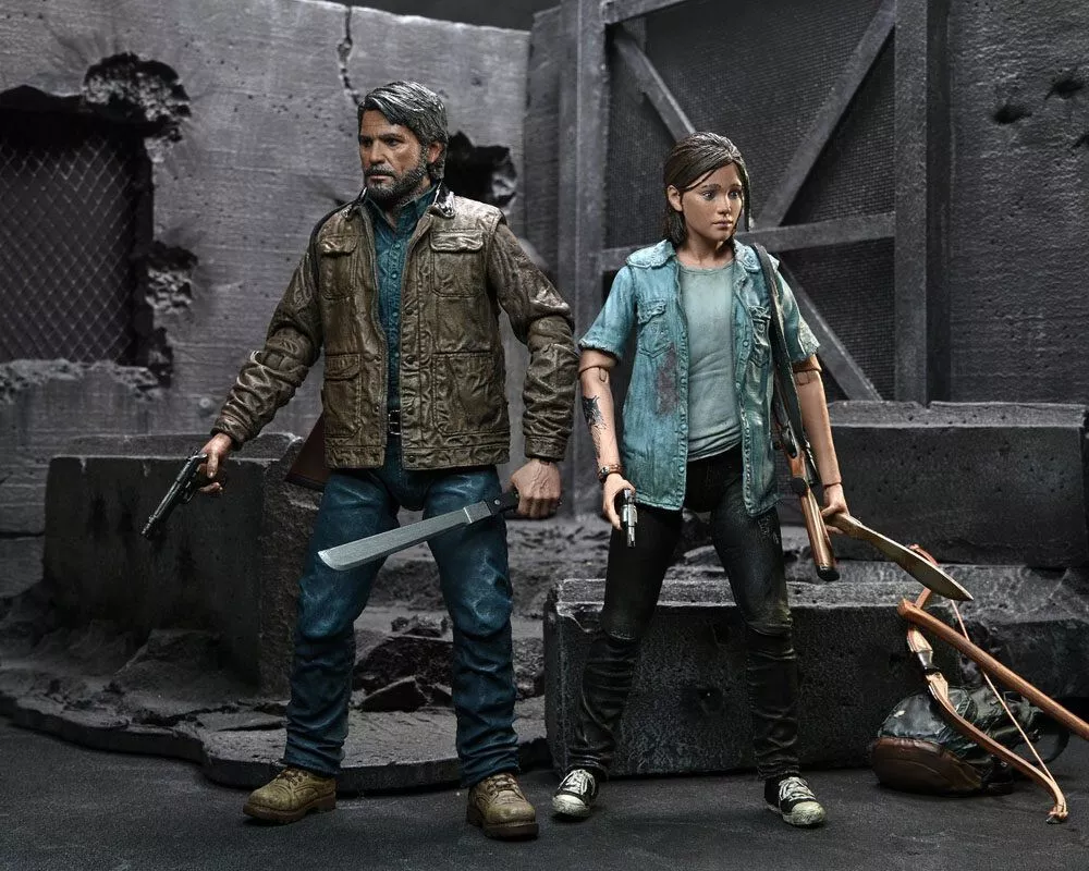 The Last of Us Part 2: Action Figures Ellie e Joel 7″ Neca