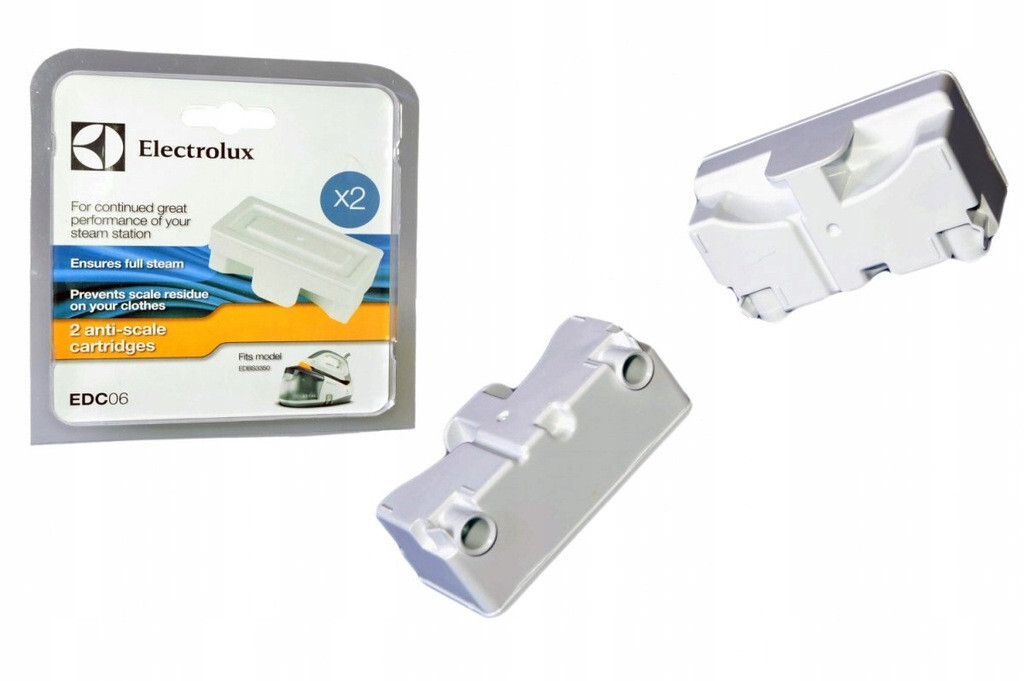 Filtre anti-calcaire Electrolux EDC 06 pour un repassage impeccable du linge de maison en lot de 2