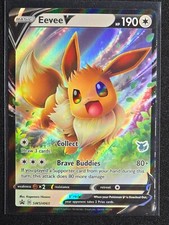 Eevee V SWSH065 (Black Star Promo Stamped) Sword & Shield Near Mint