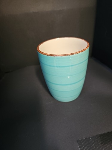 Royal Norfolk Coffee Cup Mug Teal Turquoise Set Four Greenbriar International - Picture 16 of 16