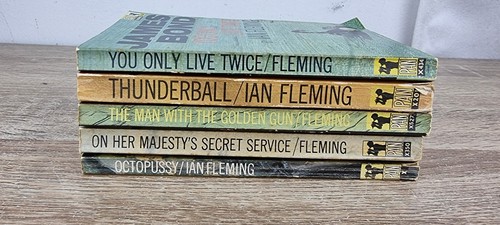 james bond 007 books Set Of 5 First Edition Ian Fleming Books 1960s - Picture 5 of 21