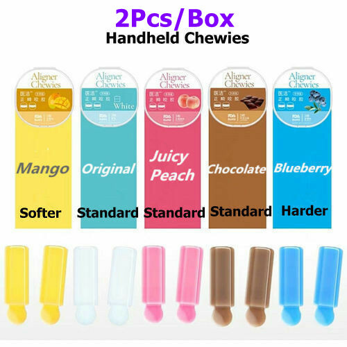 Dental Silicone Orthodontic Retainer Chewies Clear Aligner Tray Braces Seaters