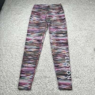 Peloton WITH Legging Womens Medium Pink Pants Cycle Performance Wear It To Heart