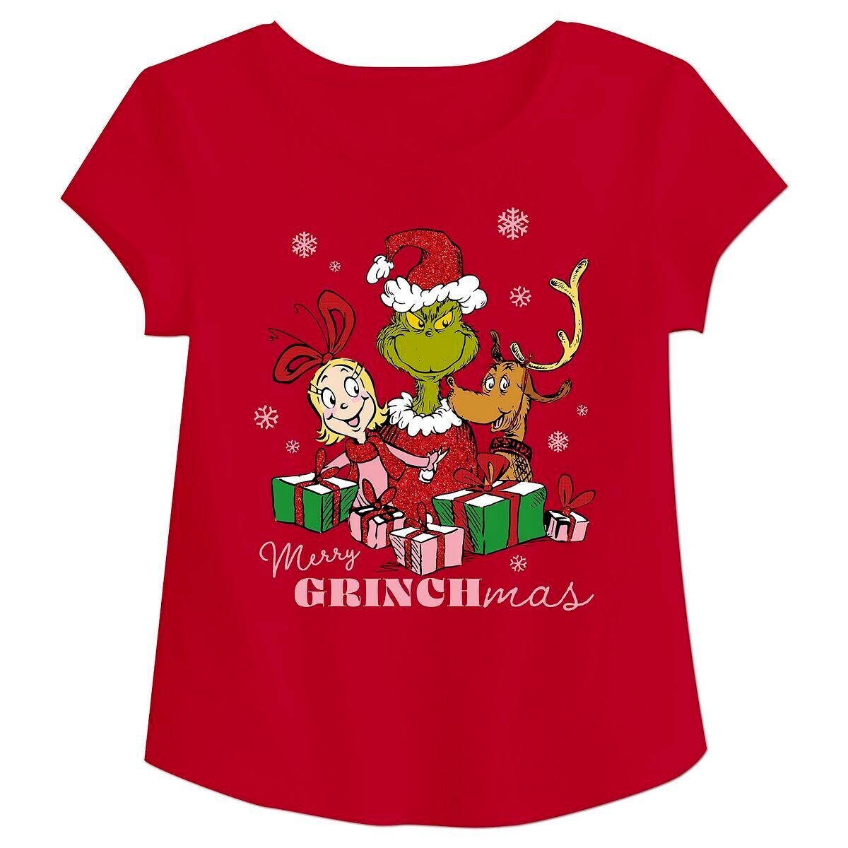 Seuss The Grinch Christmas Graphic Tee T Shirt Top Toddler