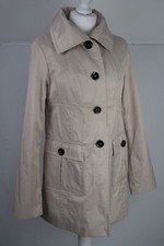 Enlightened Outerwear-green With Envy Lightweight Coat In Cream Size L