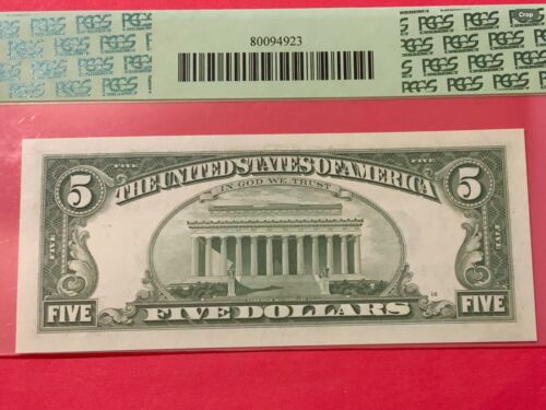 Fr. 1985-G* 1995 $5 FW FEDERAL RESERVE NOTE 69 PPQ !!!!!! - Picture 2 of 2