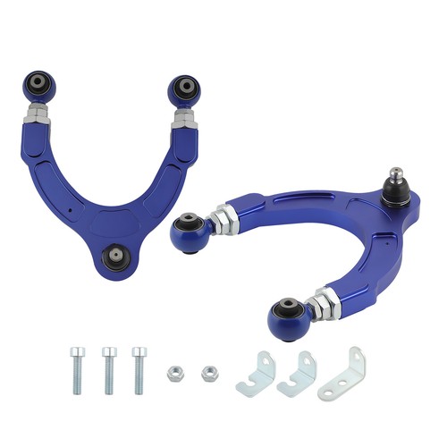 Aluminum Adjustable Front Upper Control Arms +/-3 for Tesla Model 3 / Y 2017-Up - Picture 8 of 11