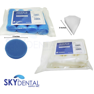 Endo Foam / Sponges Inserts Round / Triangle 50/Pcs Dental Endodontic