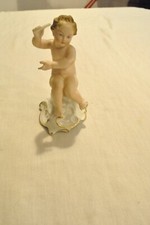 PORCELLANA DI CAPODIMONTE Puttino Angelo Bambino Putto h12