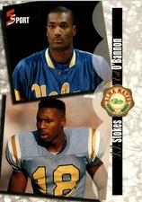 1995 Classic 5-Sport #186 Ed O'Bannon / J.J. Stokes Rookie UCLA Bruins