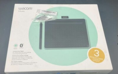Wacom Intuos Medium Bluetooth Graphics Drawing Tablet Pistachio