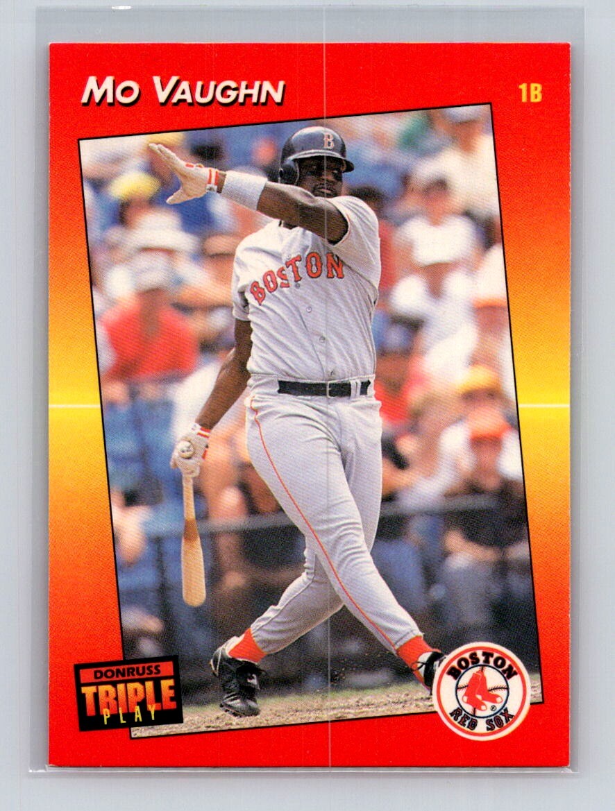 1992 Triple Play #79 Mo Vaughn Boston Red Sox