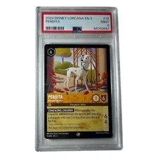 2024 Disney Lorcana EN 3 Perdita Devoted Mother #15 Mint PSA 9