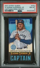 2021 GYPSY QUEEN CAPTAINS MINIS INDIGO VLADIMIR GUERRERO JR #154/250 PSA 8 NM-MT