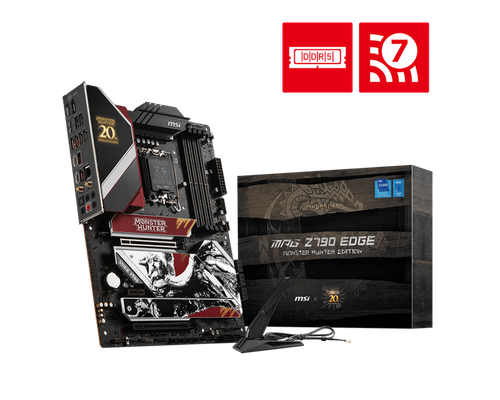 MPG Z790 EDGE Monster Hunter Edition +MAG Coreliquid E360+MPG GUNGNIR 300 Combo - Afbeelding 5 van 16