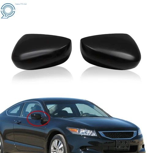 Driver & Passenger Side Door Wing Mirror Cover Cap For Honda Accord 2008-2012