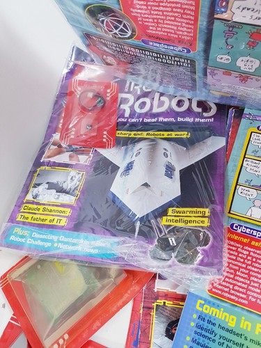VINTAGE - REAL ROBOTS MAGAZINE - HUGE JOB LOT PARTS AND 2 ROBOTS NEW &USED - Picture 15 of 24