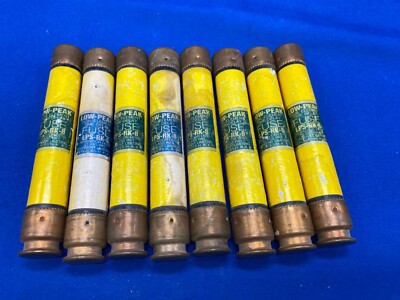 Cooper Bussman Low Peak qty 8 lot, fuses LPS-RK-8 Time Delay Dual Element