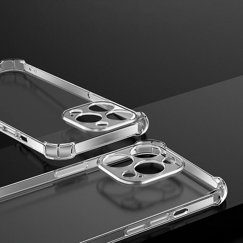 Case for iPhone 15 Pro Case Shockproof Cover Yellowing-Resistant Slim TPU Clear - Photo 2 sur 17