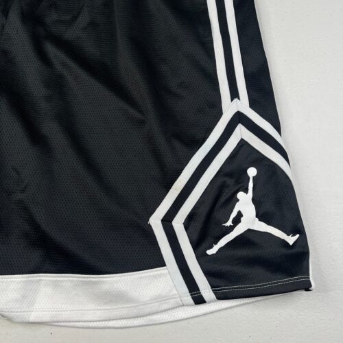 Pantalones Cortos Nike Air Jordan Para Hombre XXL Negro Blanco Tiro Diamante Baloncesto 887438-013 - Imagen 2 de 18
