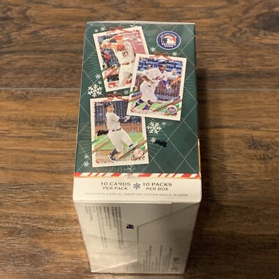 Topps 2021 MLB Baseball Holiday 10 Pack 100 Card Exclusive Mega