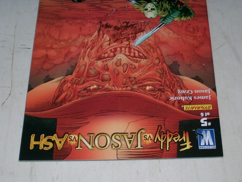 Freddy vs Jason vs Ash #5 NM unread DC Wildstorm Dynamite 2008 - Picture 3 of 4