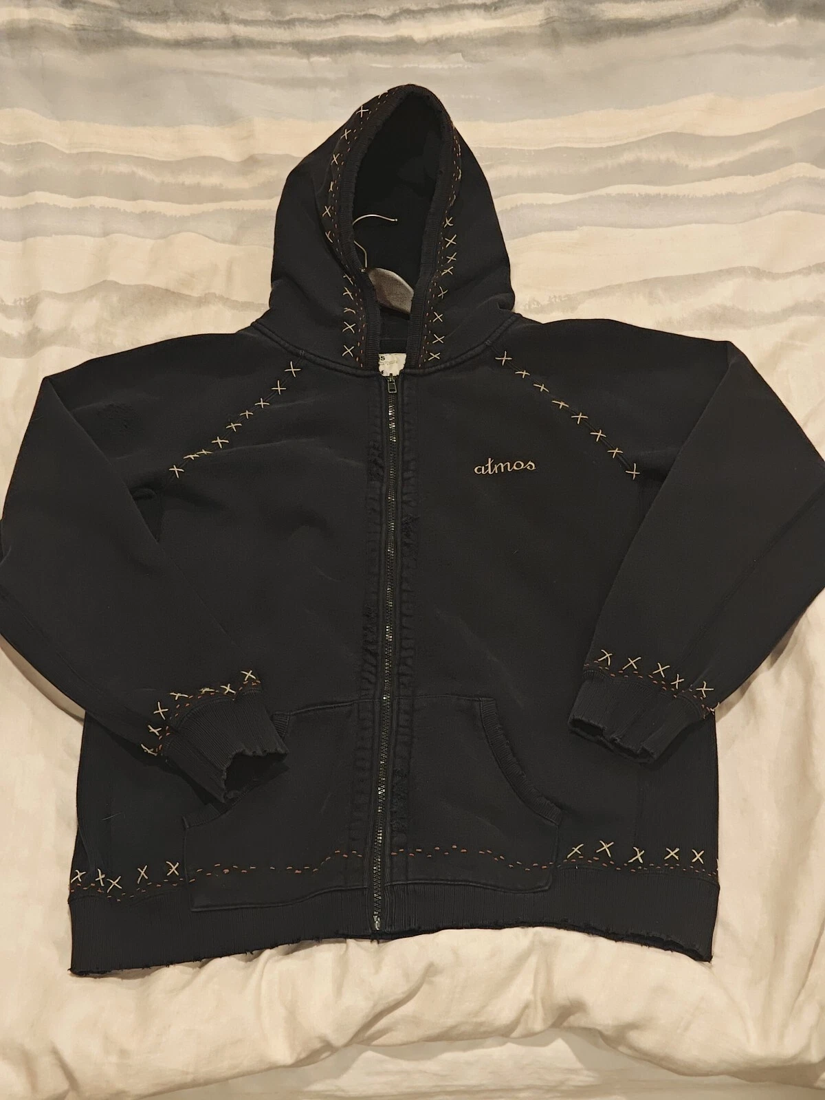 Rare sweat à capuche japonais ATMOS zippé XL (American L)   Supreme Stussy Bape Nike SB