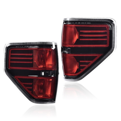 Black Headlights+Tail Lights Brake Lamps Fit For 2009-2014 Ford F150 Pickup - Picture 10 of 12
