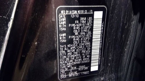 Driver's Side Left Nissan CUBE 2011 Wiper Arm 1091034 - Picture 6 of 12