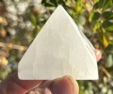 2 inch selenite pyramid