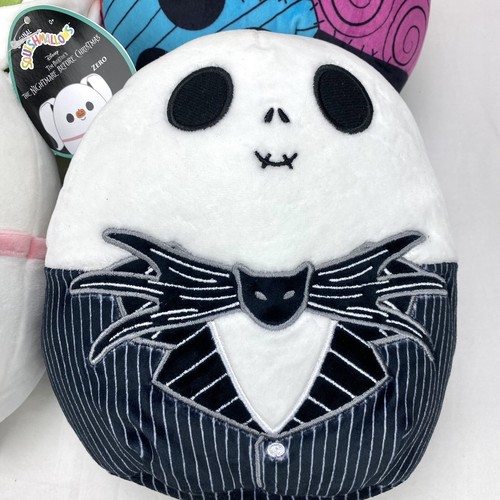 Squishmallow 8" Nightmare Before Christmas Jack Sally Zero Oogie Boogie Set New! - Picture 2 of 10