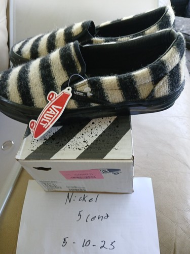 Vans x Concepts OG Classic Slip-On LX 'Mohair - Black Size 8.5 - Picture 4 of 7