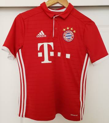 Adidas FC Bayern Munchen 2016-2017 Soccer Jersey Youth Size L 13