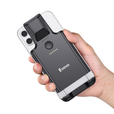Eyoyo 2D Barcode Scanner Wireless Bluetooth Back Clip Reader for Android Phone