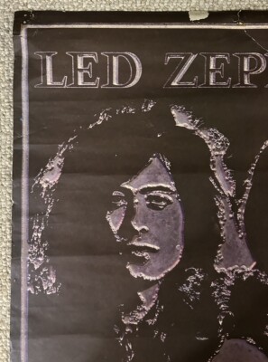 ＬＥＤ・ＺＥＰＰＥＬＩＮ　ピンナップポスター（非売品） Vintage Original Led Zeppelin Poster 1969 Visual Thing Inc
