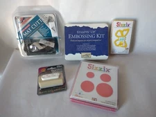 Scrapbook Lot Stamping Up Embossing Kit Mat Cutter Border Punch Die Cutters 