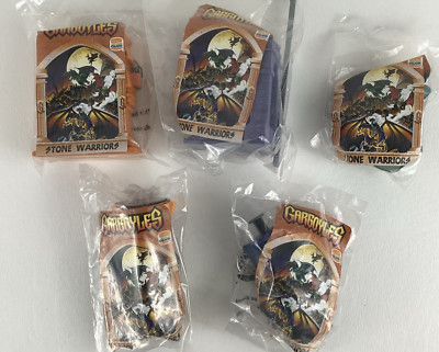 Gargoyles Stone Warriors Burger King COMPLETE Toy Lot Set Sealed Vintage 1995