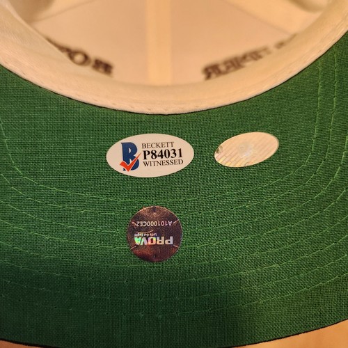 Emmitt Smith Signed Super Bowl XXVIII Hat w/ SB MVP Inscription. Prova, Beckett - Picture 6 of 6