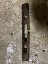 VINTAGE HAND MADE WOOD CLOTHES LINE MOUNTING BRACKET