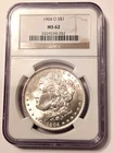1904-O Morgan Silver Dollar! NGC Certifed MS62 Dollar