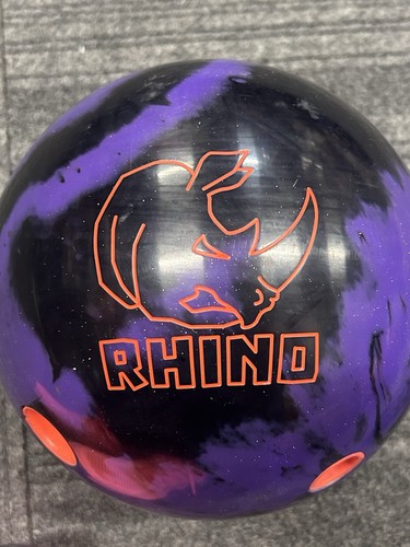 Brunswick Rhino Purple/Black 14 Used Bowing Ball Low Games RH